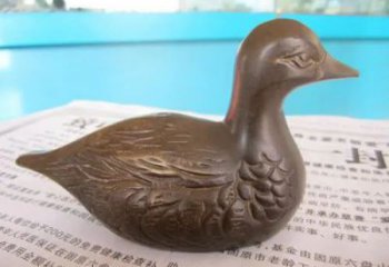 鴨子雕塑廠家，仿真動物， 公園廣場街頭擺件 (3)
