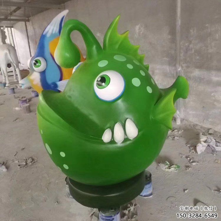 廣場劍魚雕塑，戶外街頭雕塑，海洋生物雕塑