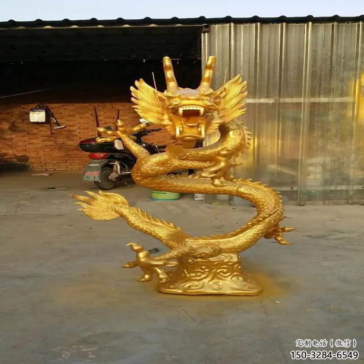 加工龍頭雕塑廠家，鑄銅動物雕塑，房地產(chǎn)售樓處擺件