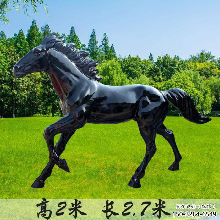 操場小馬雕塑，公園題材，仿真工藝