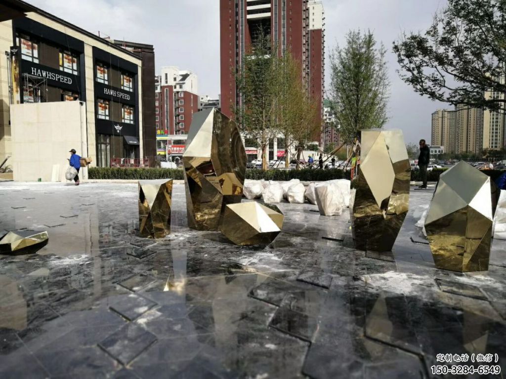 幼兒園景觀石雕塑，鐵藝文化雕塑，鑄造制作