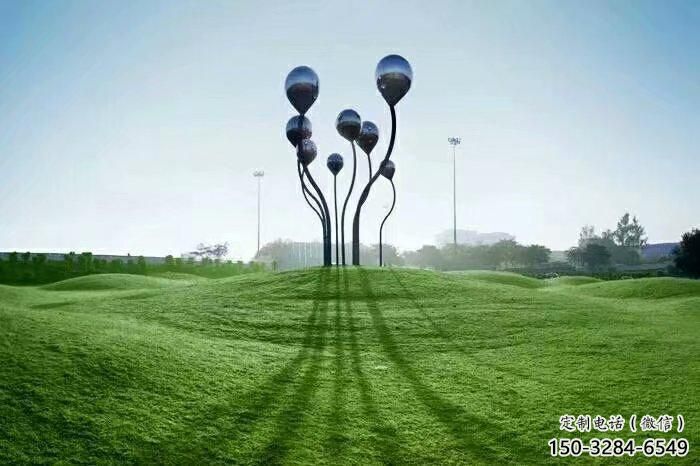 園林氣球雕塑，噴漆景觀雕塑，烤漆形式