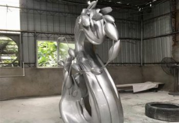 房地產(chǎn)海浪雕塑，仿古景觀雕塑，噴砂制造