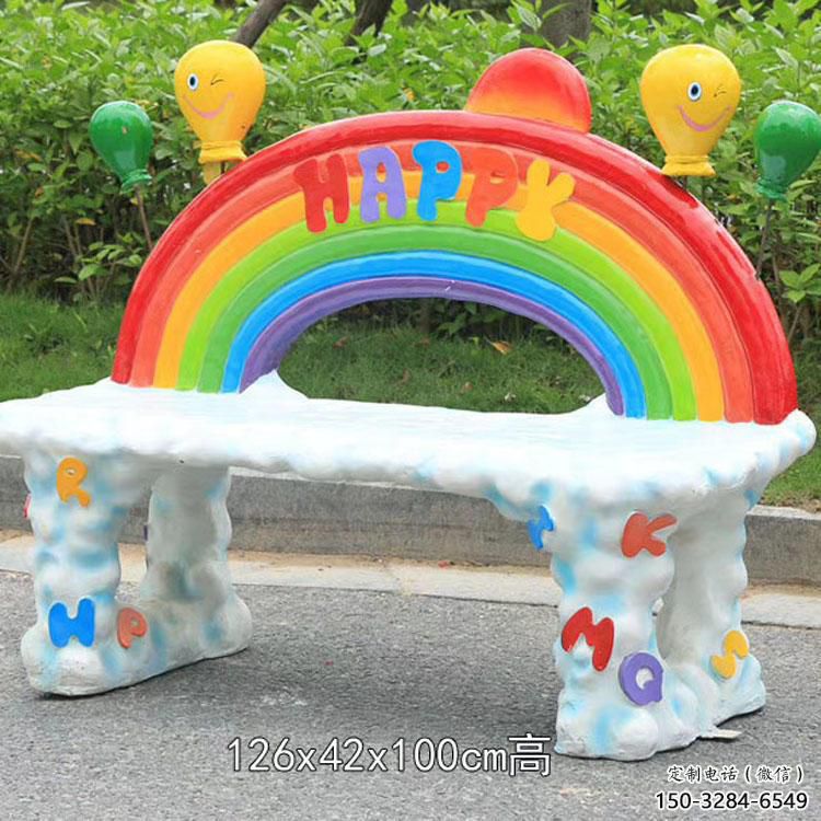小區座椅雕塑，拉絲景觀雕塑，抽象效果
