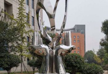 庭院座椅雕塑，公園歐式雕塑，抽象形式