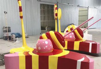 鏤空棒棒糖雕塑 噴水園林小品 住宅小區(qū)雕塑