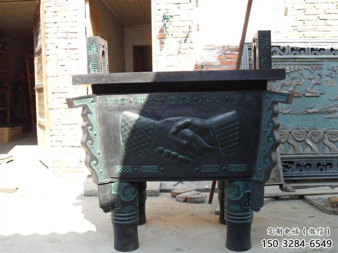 街道福鼎雕塑 現代景觀擺件 彩繪雕塑