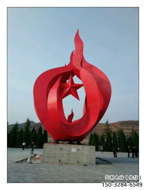 大型廣場(chǎng)不銹鋼雕塑，景觀不銹鋼雕塑