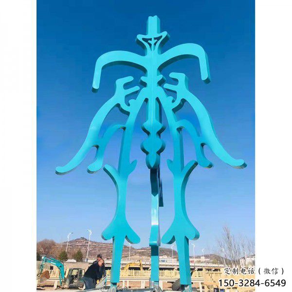 景觀文字雕塑 剪影景觀小品 商業(yè)街雕塑