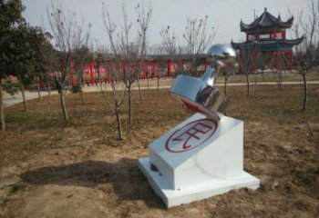 街頭印章雕塑 大型別墅區擺件 鑄造雕塑