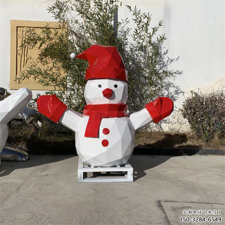 城市雪人雕塑 風(fēng)景區(qū)彩繪雕塑 抽象擺件