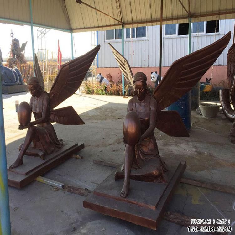 酒店天使雕塑 景觀美陳小品 現(xiàn)代卡通雕塑