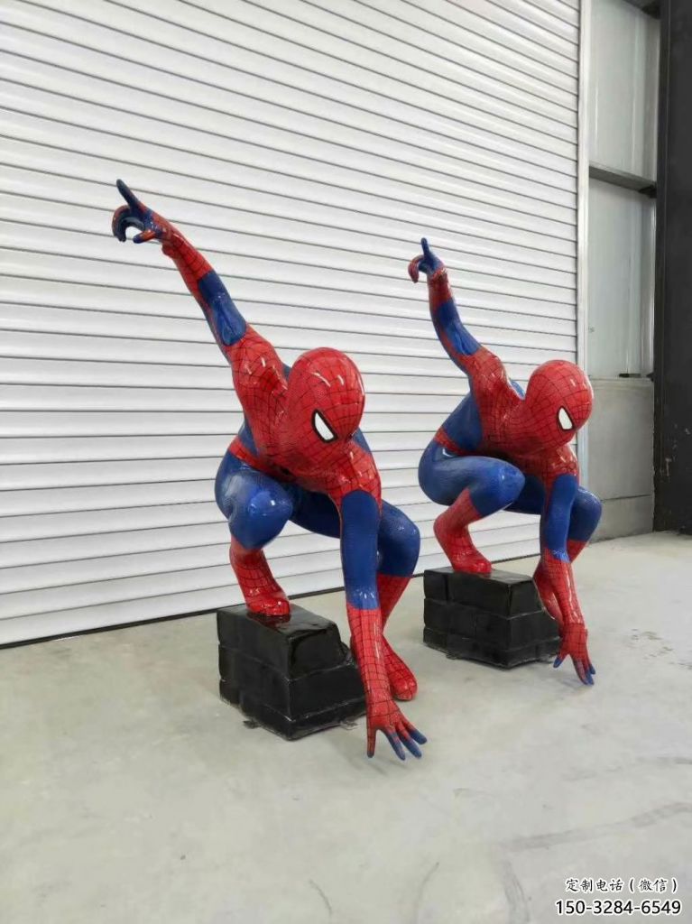 風(fēng)景區(qū)蜘蛛俠雕塑 售樓處廣場(chǎng)雕塑 仿古擺件