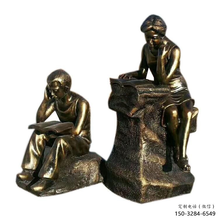 街頭老人雕塑 大型別墅區擺件 鑄銅古代雕塑