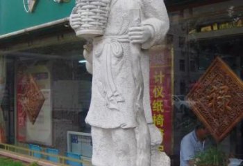 步行街李時(shí)珍雕塑 游樂場(chǎng)景觀古代雕塑 鑄造名醫(yī)雕塑