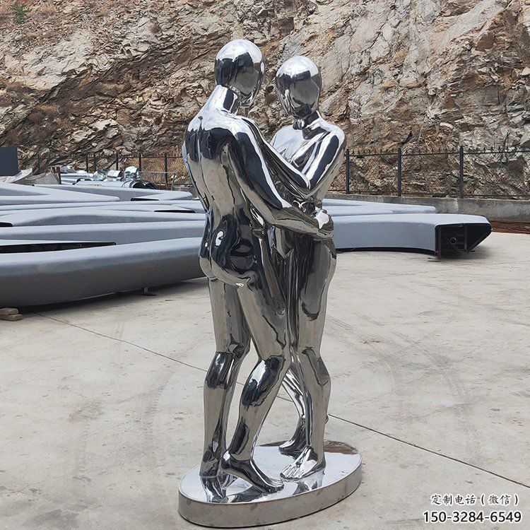 售樓處情侶雕塑 商業(yè)街雕塑 幸福擺件