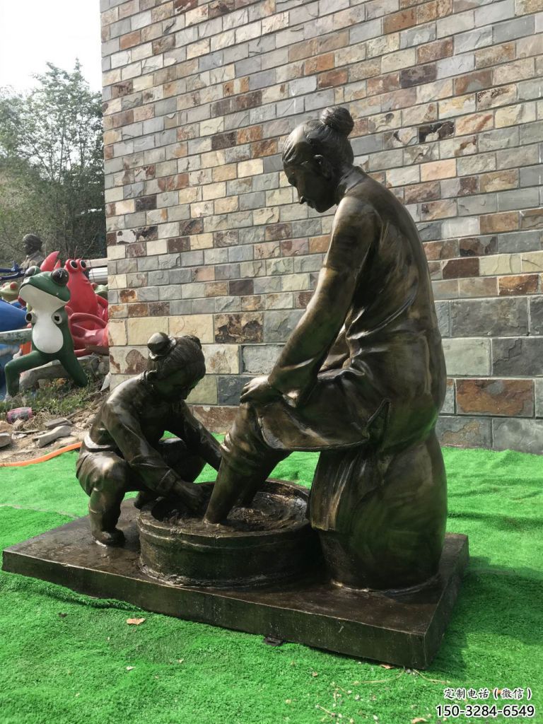 室內(nèi)孝道雕塑 仿真景觀人物雕塑 大型文化雕塑