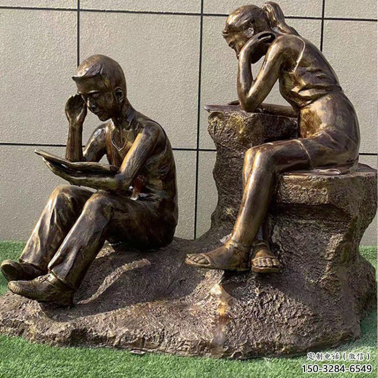 風(fēng)景區(qū)讀書雕塑 售樓處廣場(chǎng)雕塑 仿古擺件