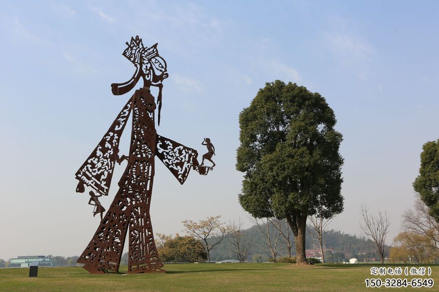 酒店皮影雕塑 景觀美陳雕塑 現(xiàn)代傳統(tǒng)雕塑