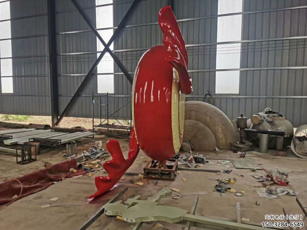 大鼓雕塑 烤漆大型鑼鼓雕塑 歐式雕塑