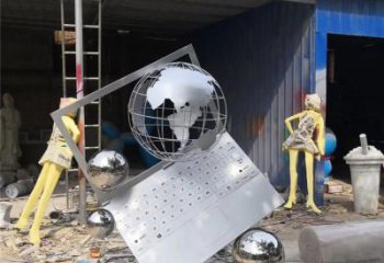 景觀電腦雕塑 剪影雕塑 商業(yè)街筆記本雕塑
