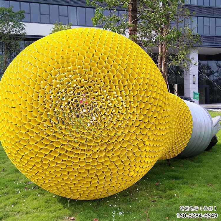 鍛造燈泡雕塑 景觀電燈泡雕塑 戶外燈具主題