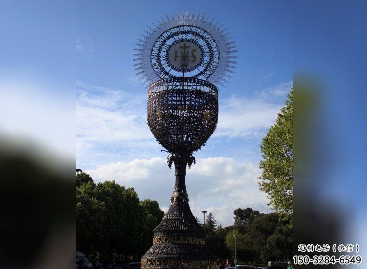 創(chuàng)意獎(jiǎng)杯雕塑 啞光標(biāo)識(shí)雕塑 公園紀(jì)念雕塑