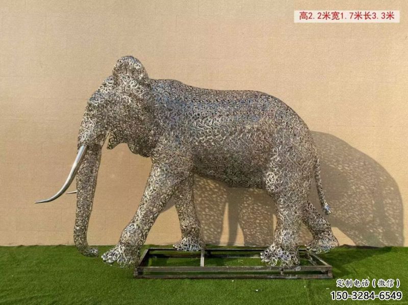 大象雕塑選定，景觀雕塑，景觀鏤空大象雕塑生產(chǎn)商