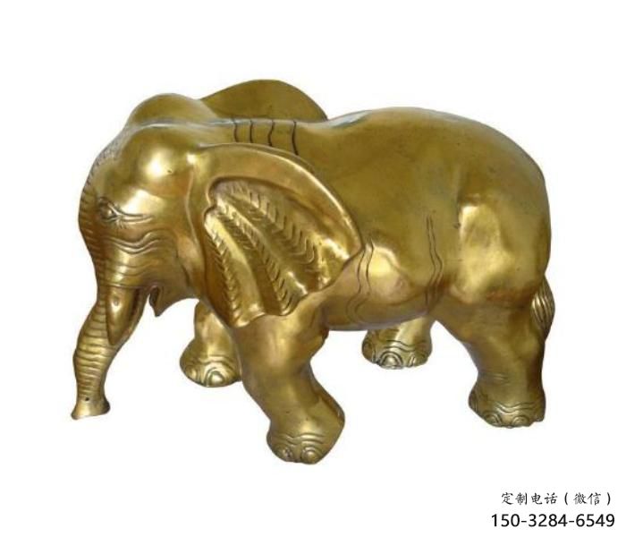 藝術(shù)大象雕塑精選，街道標(biāo)識(shí)，銅大象雕塑工程指用
