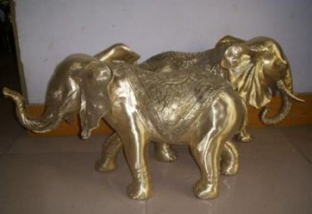 大象雕塑定價(jià)，景觀雕塑，銅大象雕塑擺件批發(fā)