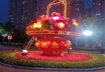 小花籃雕塑生產商，街頭藝術，藝術慶典花籃雕塑精選