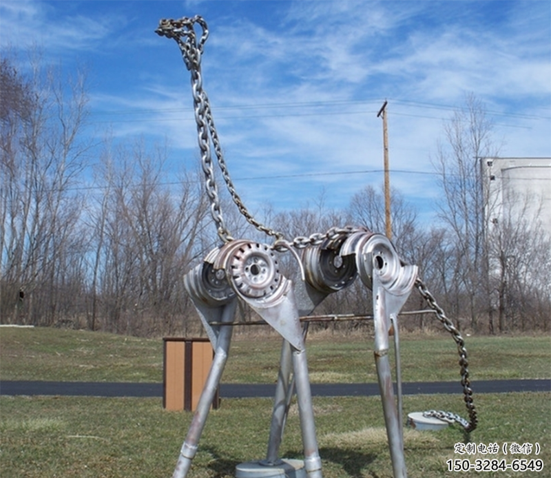 景觀恐龍雕塑選定，美陳雕塑，抽象恐龍骨架雕塑優(yōu)選