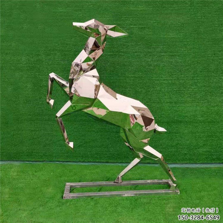 小鹿雕塑優(yōu)價，村標概念，切面小鹿雕塑精品