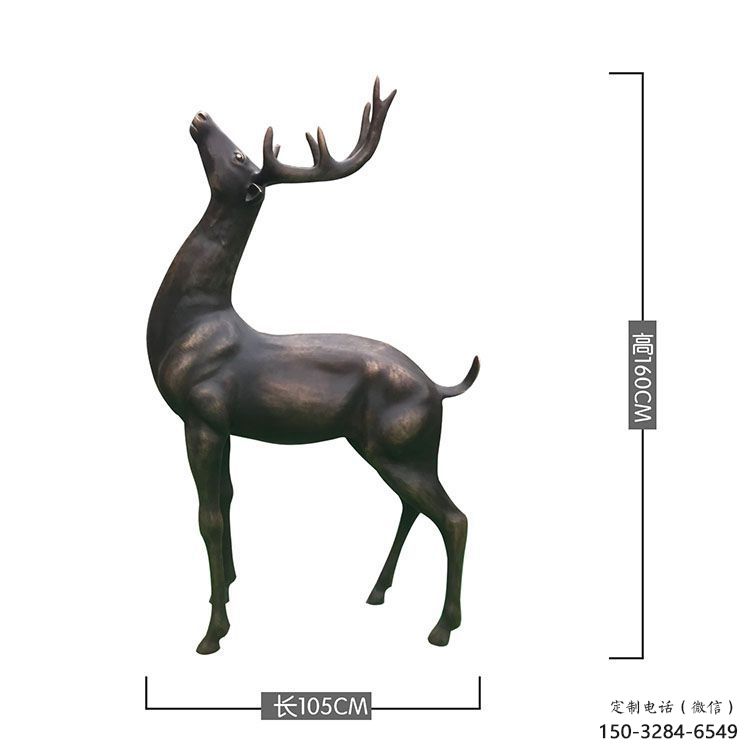 銅小鹿雕塑標準，景觀雕塑，小鹿銅雕塑提供
