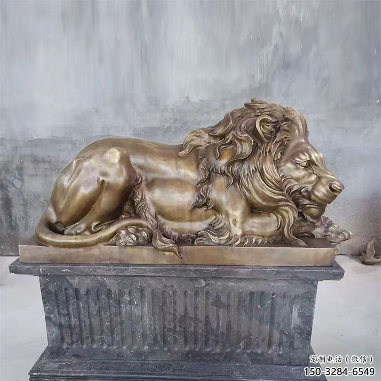 鑄銅獅子雕塑供求,景觀裝飾雕塑,戶(hù)外趴獅雕塑制造商 鑄銅獅子雕塑供求,景觀裝飾雕塑,戶(hù)外趴獅雕塑制造商