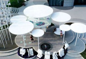 藝術性廊架景觀雕塑小品