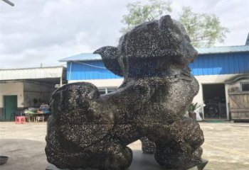 景區獅子雕塑供給，編織工藝雕塑，鋼絲獅子雕塑制作