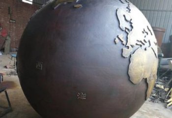 地圖雕塑訂做，街景小品，戶外地圖雕塑制作廠家