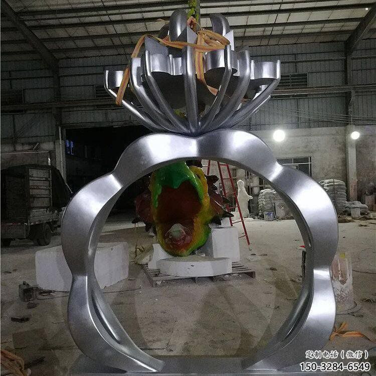 現(xiàn)代鉆戒雕塑定制，中式工藝，鉆戒雕塑造型優(yōu)價