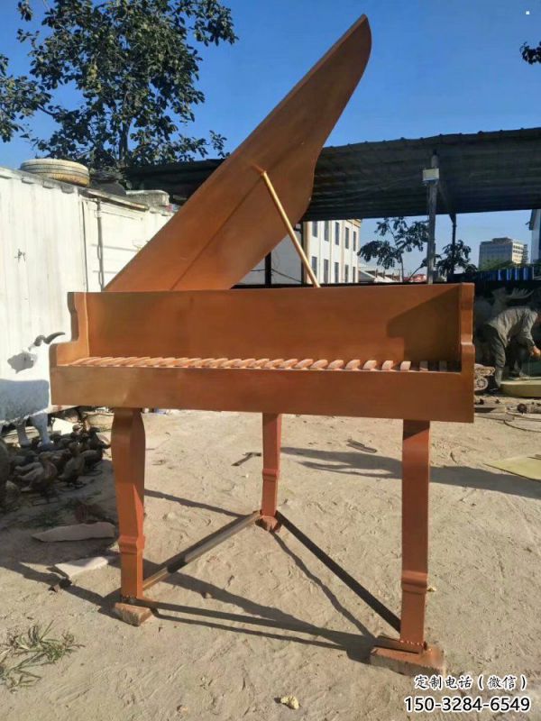 景觀鋼琴雕塑