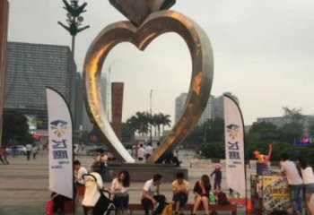 戒指環(huán)雕塑承接，景區(qū)案例，公園戒指環(huán)雕塑定制