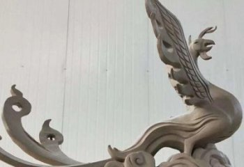 景觀孔雀雕塑制作，標識雕塑，銅孔雀雕塑生產