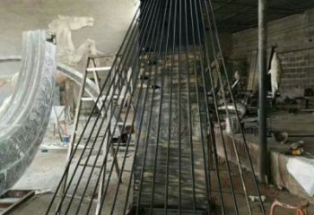馬頭琴雕塑預(yù)定，露天雕塑，不銹鋼馬頭琴雕塑制作