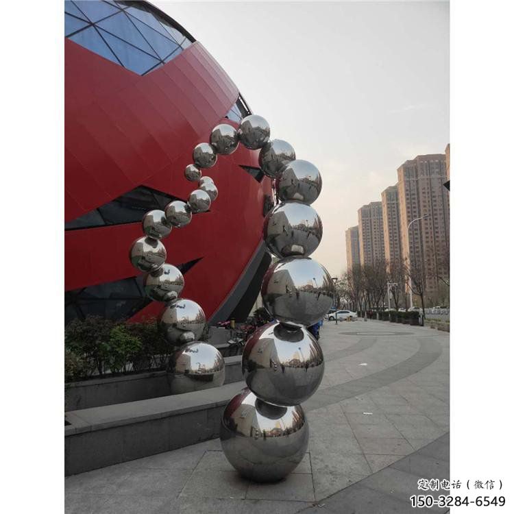 分子球雕塑訂做，彩鋼制作，不銹鋼分子球雕塑訂做廠家