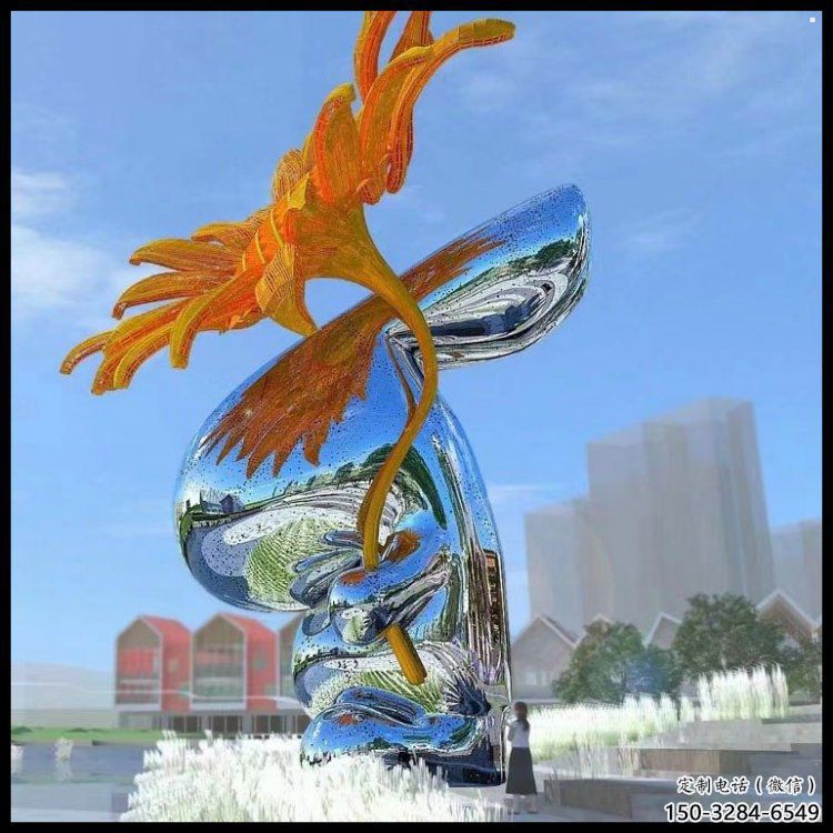 游樂場絲帶雕塑