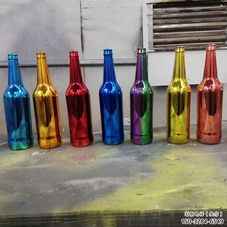 啤酒瓶雕塑供求，村標(biāo)概念，玻璃鋼啤酒瓶雕塑制作承接