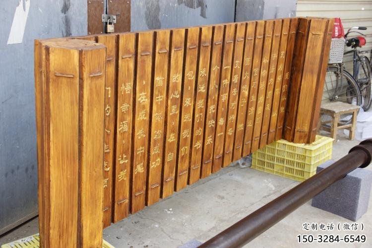 書簡(jiǎn)雕塑廠家，彩鋼制作，大型不銹鋼書簡(jiǎn)雕塑定做