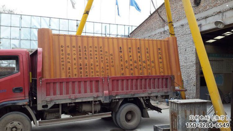 書簡雕塑制造，中式工藝，不銹鋼書簡雕塑制造廠家