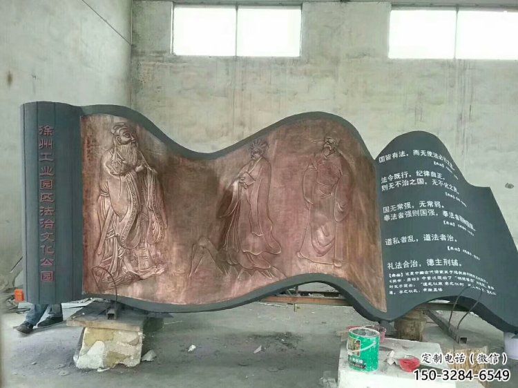 銅書籍雕塑通用，鍛造工藝，中式銅書籍雕塑通用