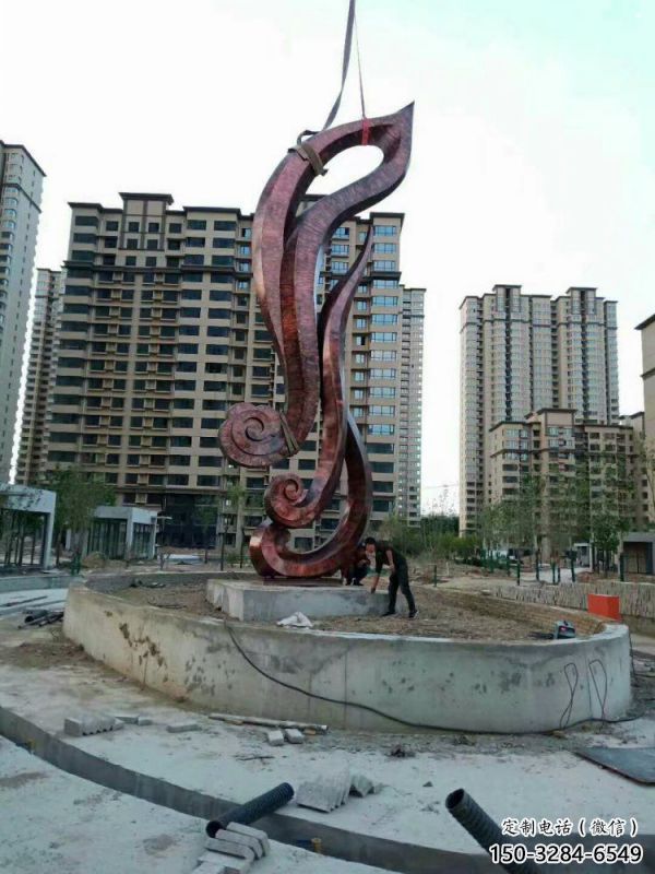 仿真樹葉雕塑定做，廣場雕塑，彩繪仿真樹葉雕塑提供